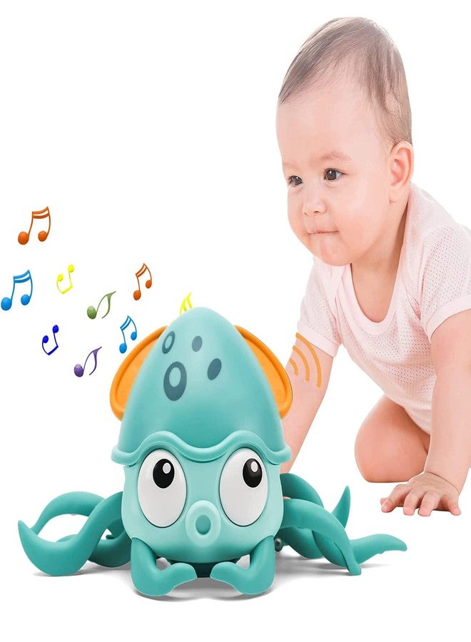 Kidology Baby Musical Octopus Crawling Toy for Kids Age 1+ Year | Interactive Dancing Octopus with Music & LED Lights | Automatically Avoids Obstacles | Tummy Time Toys for Boys and Girls - Image 1